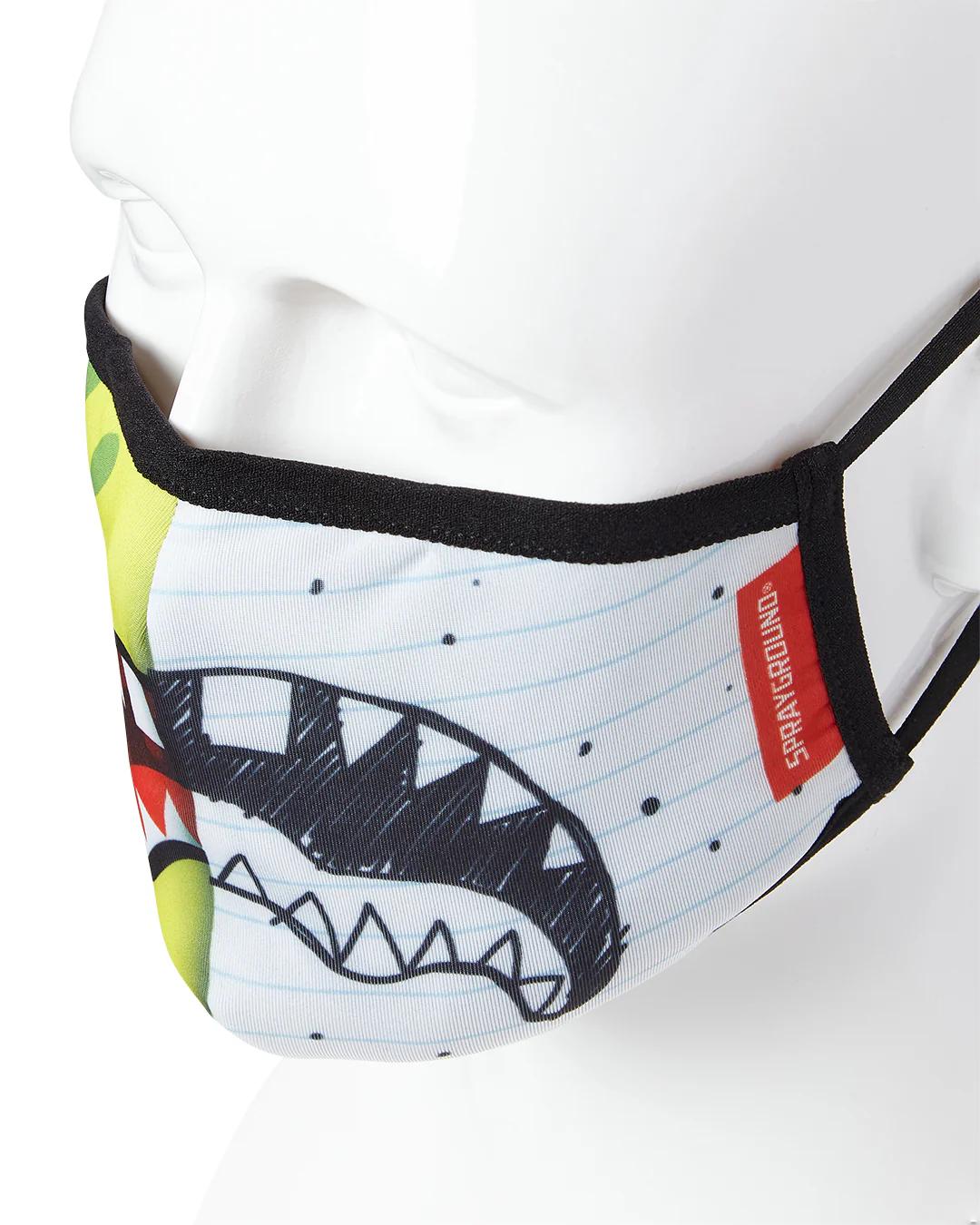 ADULT DOODLEBOB SPLIT SHARK FORM FITTING FACE-COVERING | Sprayground Great Value