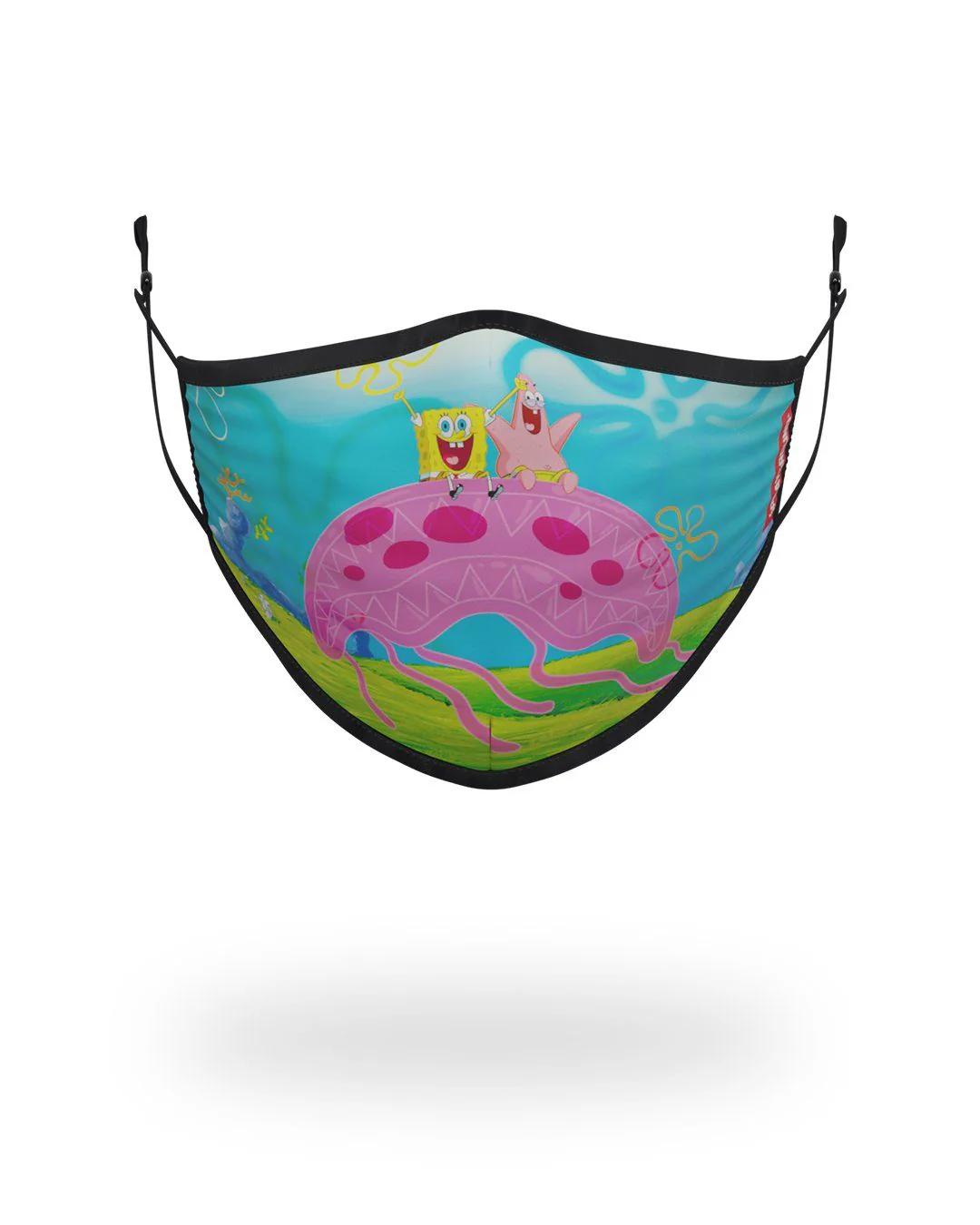 ADULT SPONGEBOB JELLY SHARK FORM FITTING FACE-COVERING | Sprayground Quality