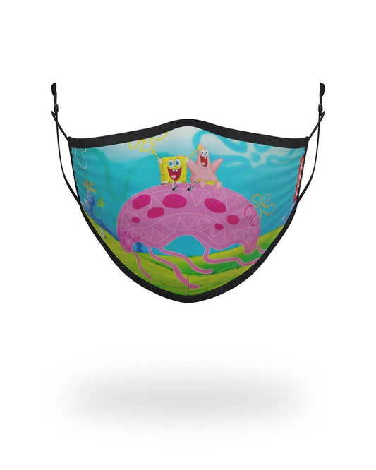 ADULT SPONGEBOB JELLY SHARK FORM FITTING FACE-COVERING | Sprayground Quality