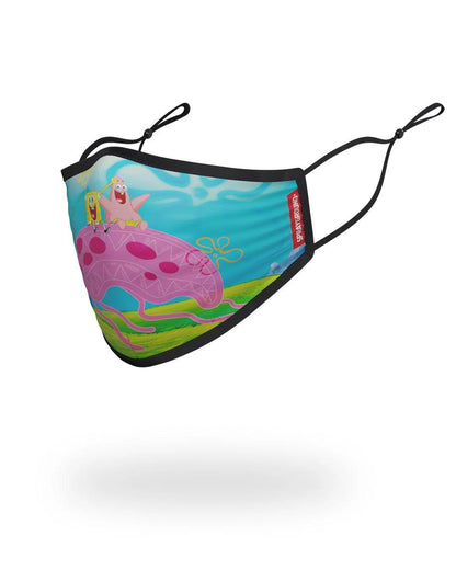 ADULT SPONGEBOB JELLY SHARK FORM FITTING FACE-COVERING | Sprayground Quality