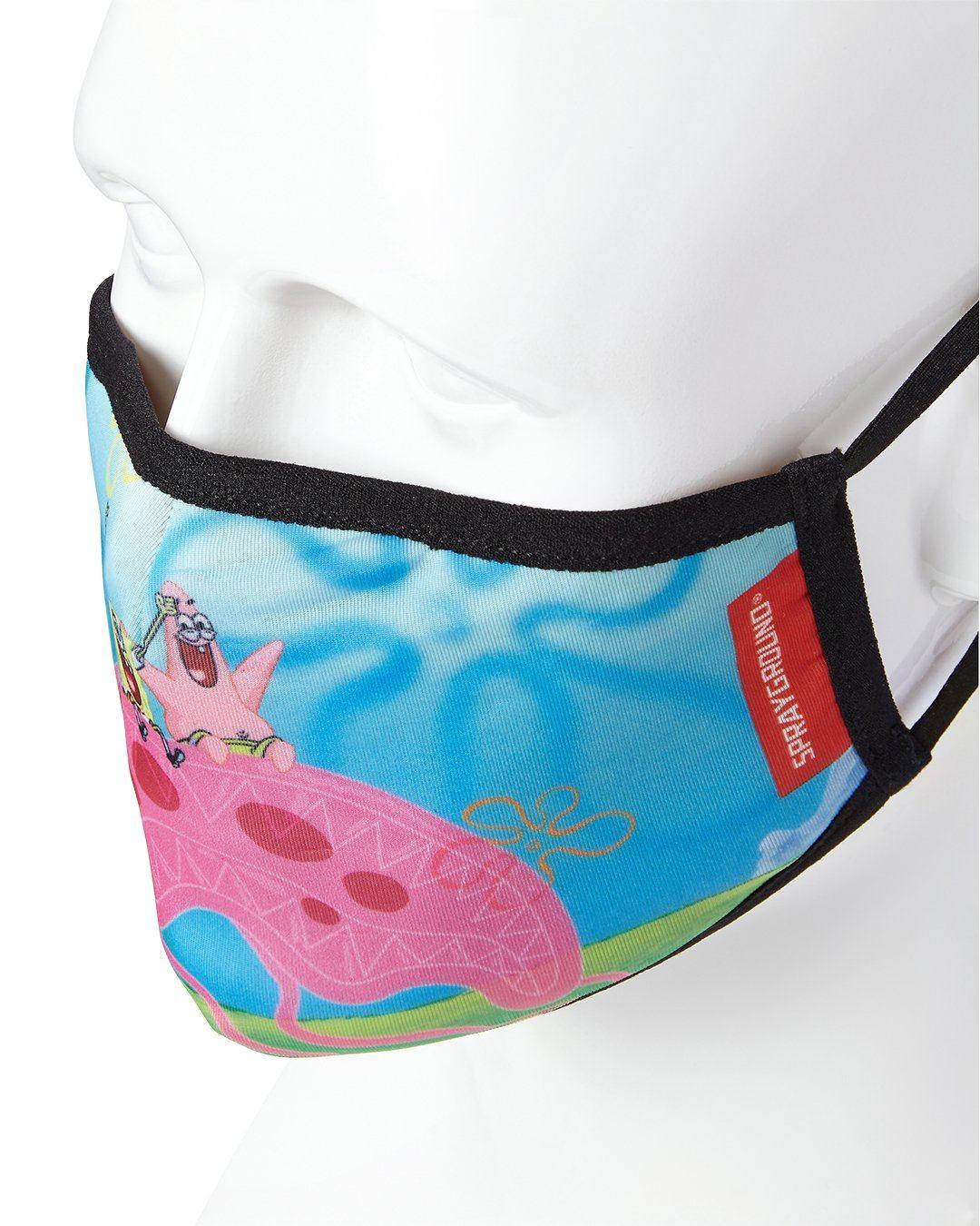 ADULT SPONGEBOB JELLY SHARK FORM FITTING FACE-COVERING | Sprayground Quality