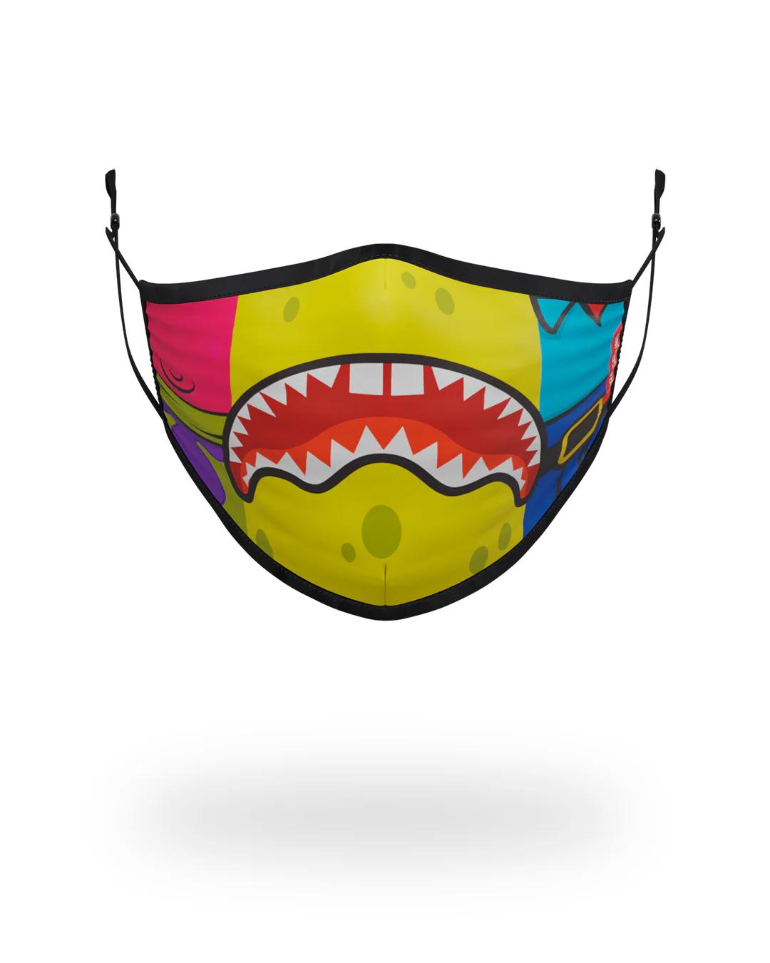 ADULT SPONGEBOB OG SHARK FORM FITTING FACE-COVERING | Sprayground Premium