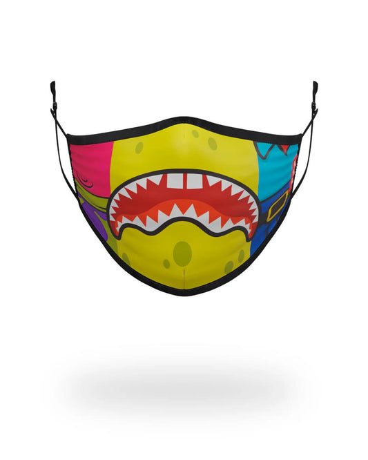 ADULT SPONGEBOB OG SHARK FORM FITTING FACE-COVERING | Sprayground Premium