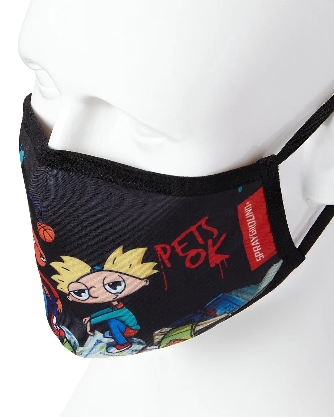 ADULT HEY ARNOLD MONEY STACKS FORM FITTING FACE-COVERING | Sprayground New