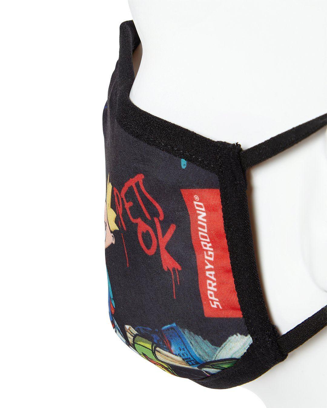 ADULT HEY ARNOLD MONEY STACKS FORM FITTING FACE-COVERING | Sprayground New