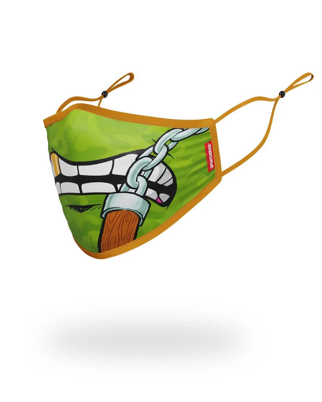 ADULT TMNT: MICHELANGELO SHARK FORM FITTING FACE-COVERING | Sprayground Featured