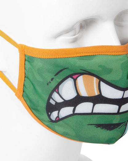 ADULT TMNT: MICHELANGELO SHARK FORM FITTING FACE-COVERING | Sprayground Featured