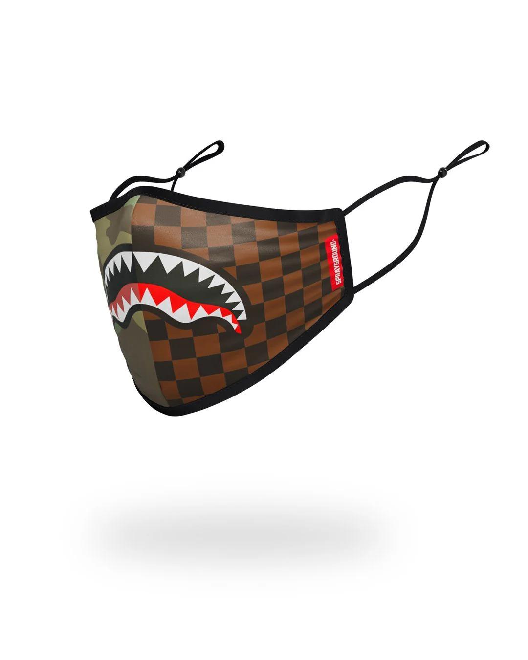 KIDS FORM FITTING MASK: CHECKS & CAMO | Sprayground Exclusive