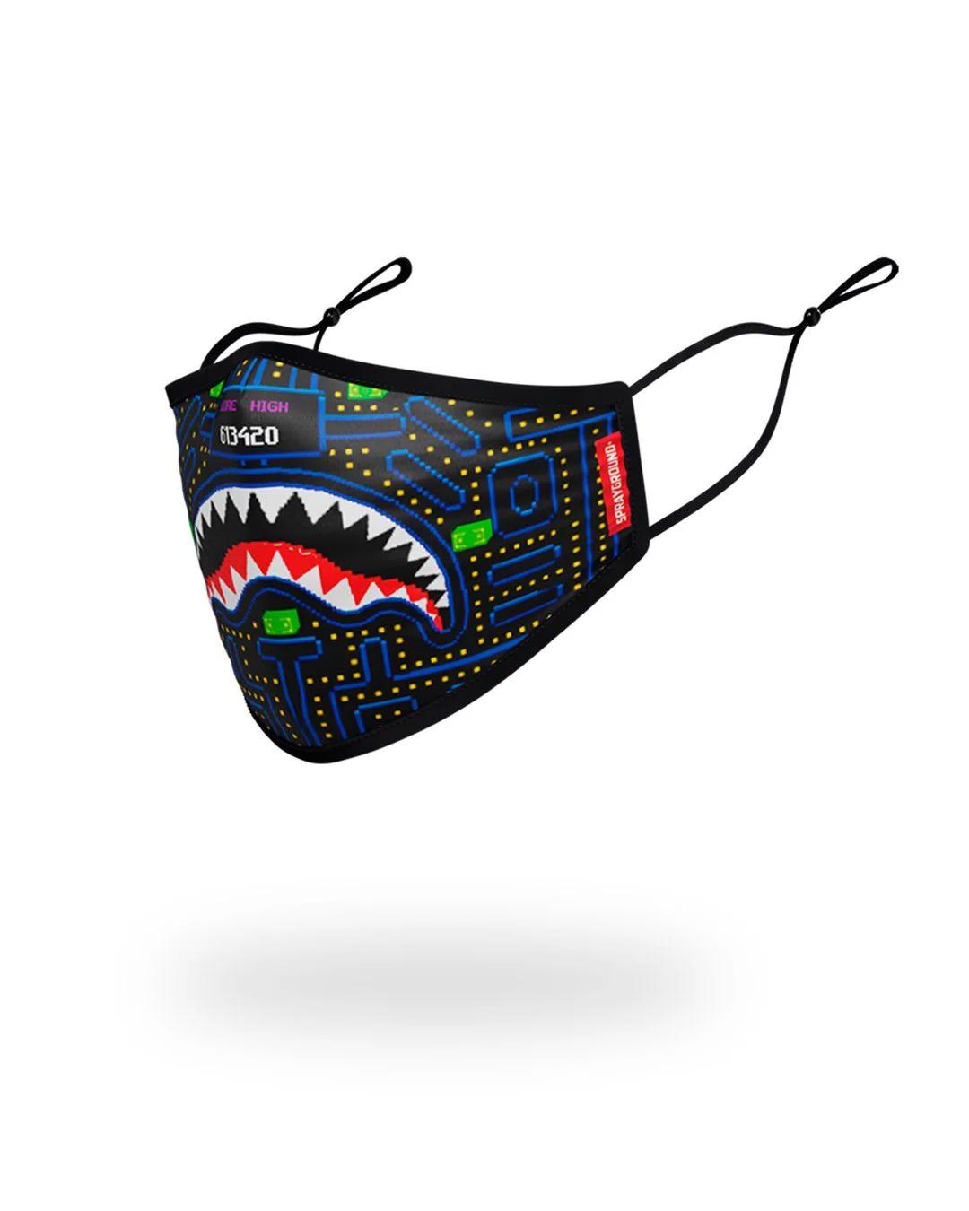 KIDS FORM FITTING MASK: ARCADE SHARK | Sprayground Classic