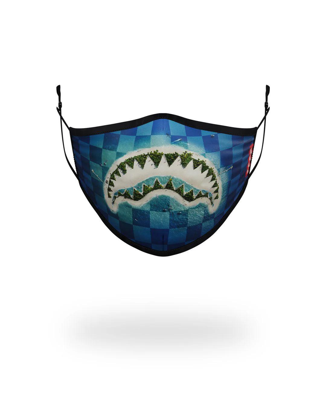 KIDS FORM FITTING MASK: SHARK ISLAND | Sprayground Everyday