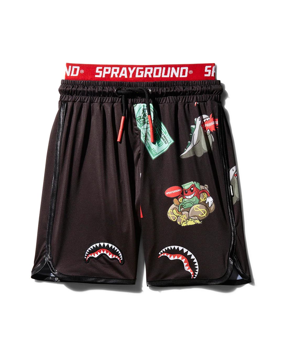KIDS PATCH ALL-IN SWIM TRUNKS (BLACK) | Sprayground Premium