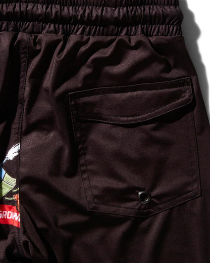 KIDS PATCH ALL-IN SWIM TRUNKS (BLACK) | Sprayground Premium