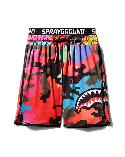 KIDS CAMOBURST SWIM TRUNKS | Sprayground New