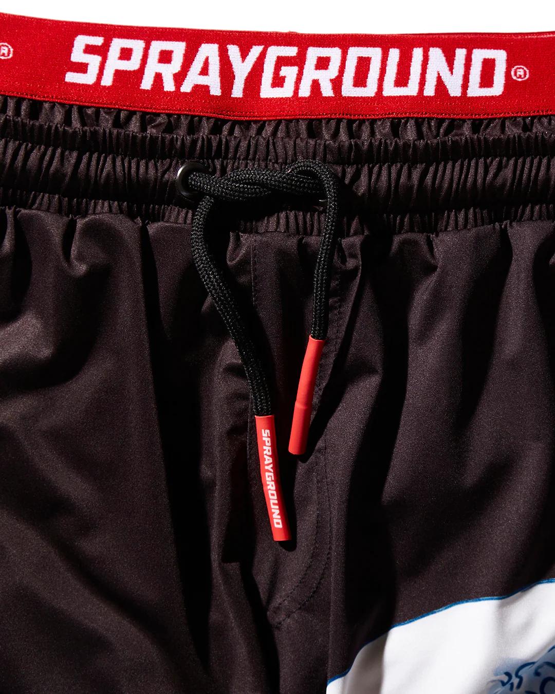 DRAGON WAVE CORTO SWIM TRUNKS (BLACK) | Sprayground Best Seller