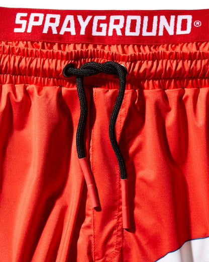 JAPAN WAVE CORTO SWIM TRUNKS (RED) | Sprayground Recommended