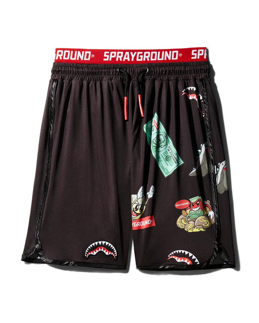 PATCH ALL-IN CORTO SWIM TRUNKS (BLACK) | Sprayground Exclusive