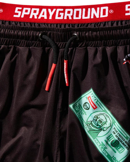 PATCH ALL-IN CORTO SWIM TRUNKS (BLACK) | Sprayground Exclusive