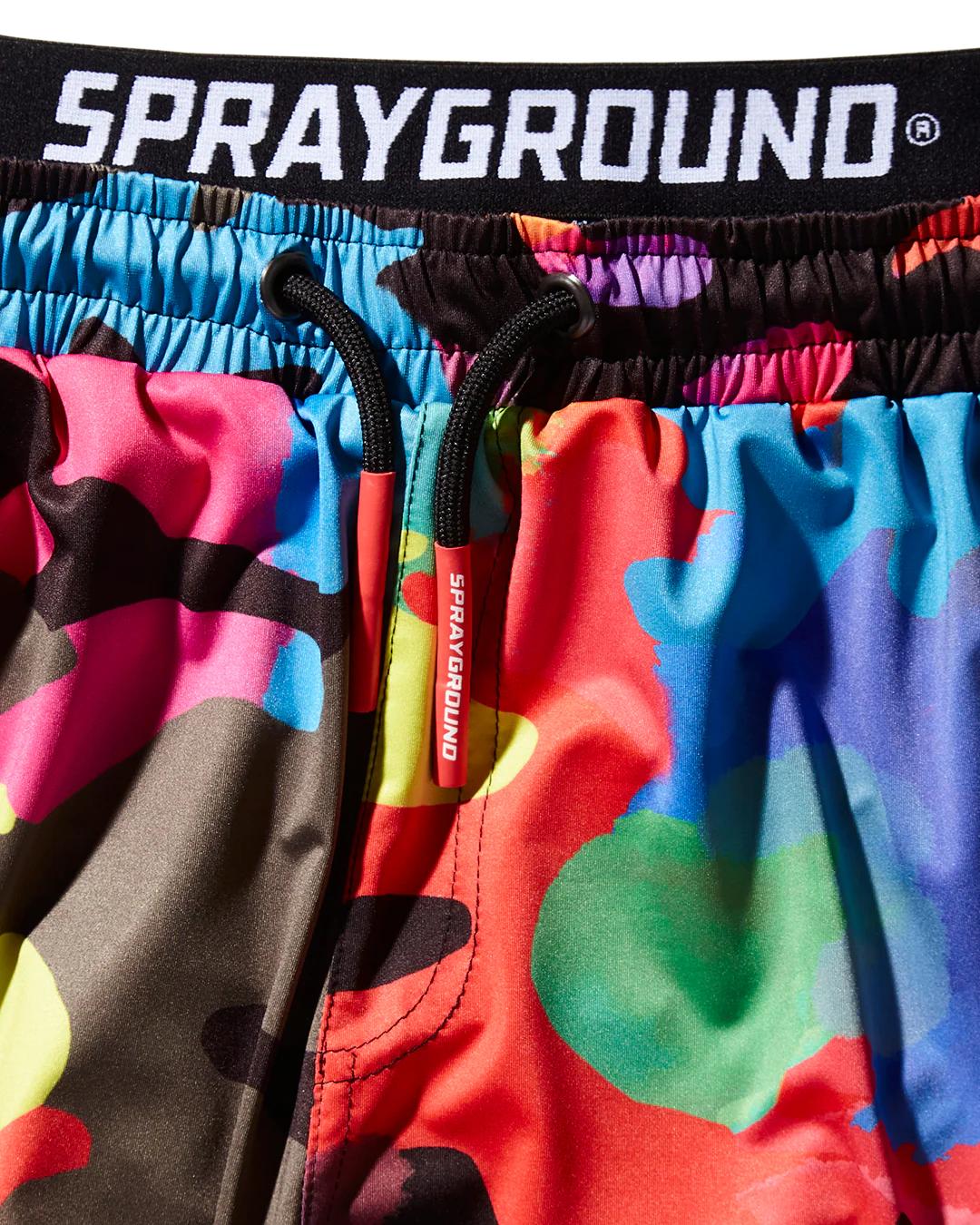 CAMOBURST CORTO SWIM TRUNKS | Sprayground Classic
