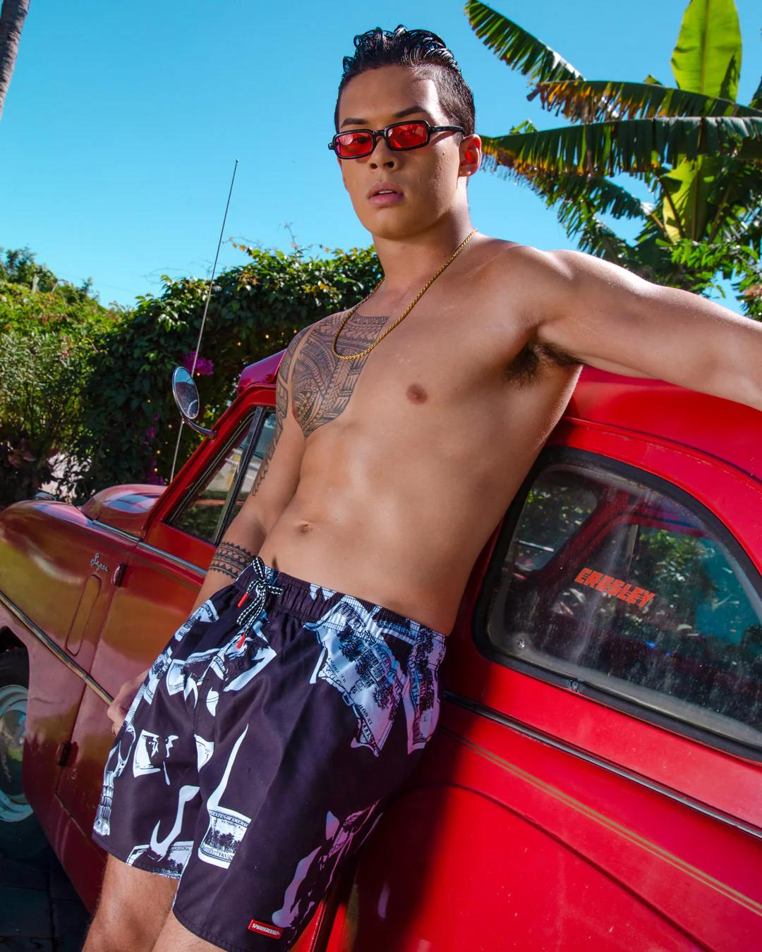 MONEY NIGHT SHOTO SWIM TRUNKS | Sprayground Great Value