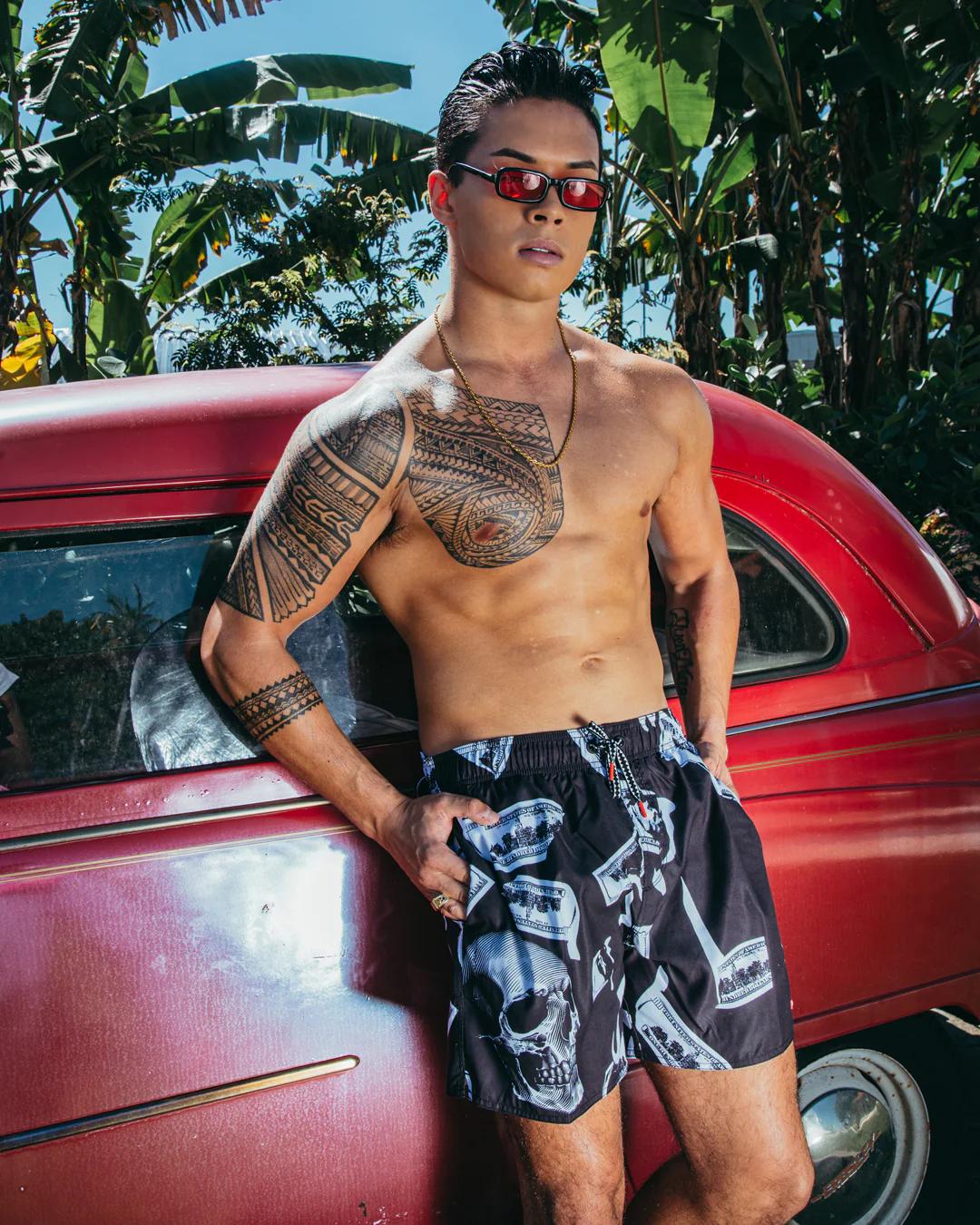 MONEY NIGHT SHOTO SWIM TRUNKS | Sprayground Great Value