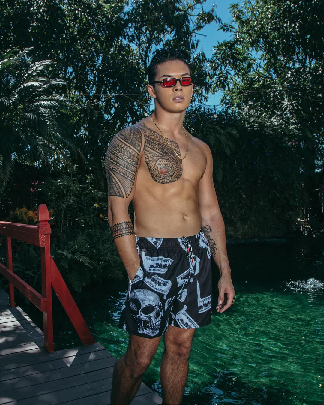 MONEY NIGHT SHOTO SWIM TRUNKS | Sprayground Great Value