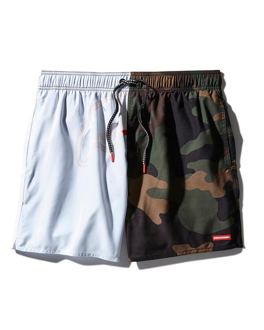 SPLIT BITE CAMO SHOTO SWIM TRUNKS | Sprayground Quality