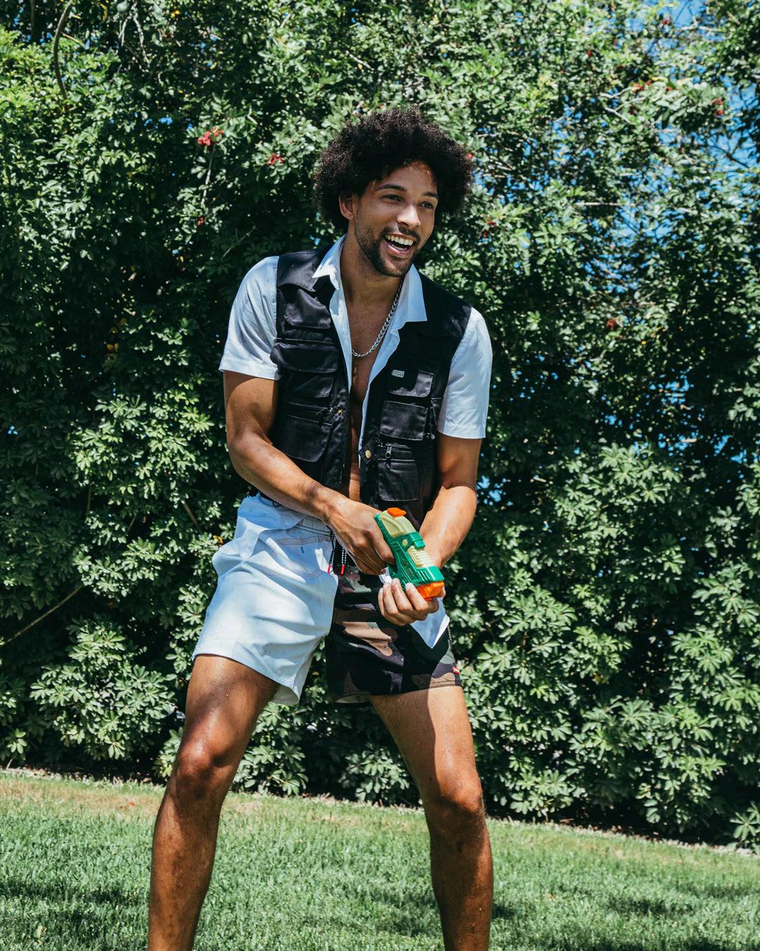 SPLIT BITE CAMO SHOTO SWIM TRUNKS | Sprayground Quality