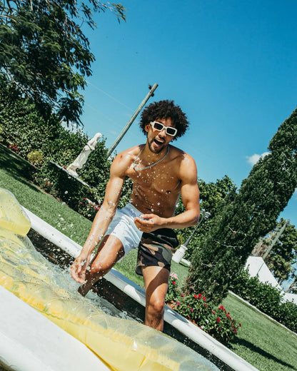 SPLIT BITE CAMO SHOTO SWIM TRUNKS | Sprayground Quality