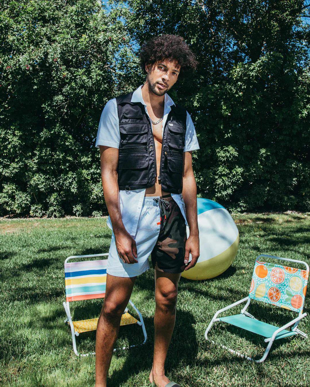 SPLIT BITE CAMO SHOTO SWIM TRUNKS | Sprayground Quality