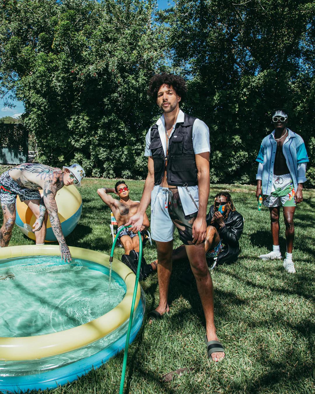 SPLIT BITE CAMO SHOTO SWIM TRUNKS | Sprayground Quality