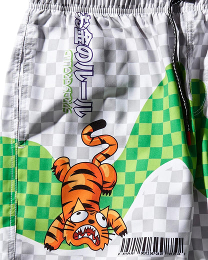 WTF ART SHOTO SWIM TRUNKS | Sprayground Premium