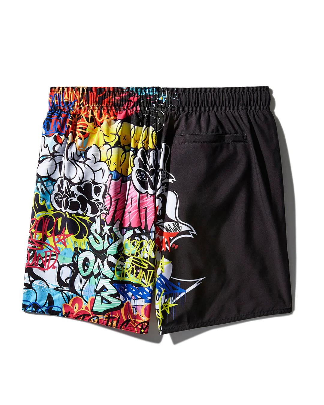 HALF GRAFF SHOTO SWIM TRUNKS | Sprayground New