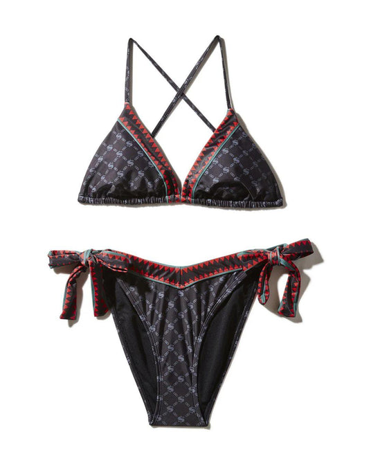 MIDNIGHT MONEY PATTERN BIKINI | Sprayground Trending