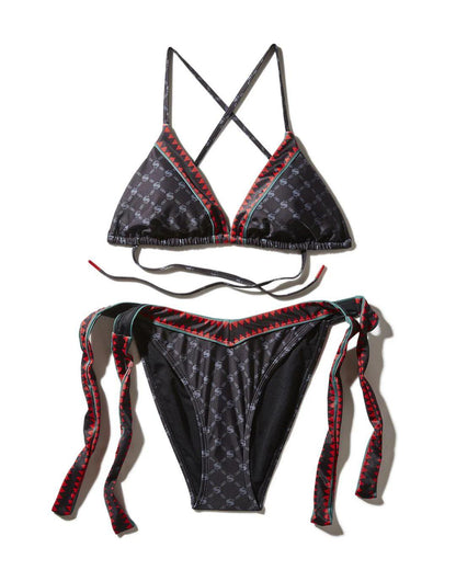 MIDNIGHT MONEY PATTERN BIKINI | Sprayground Trending