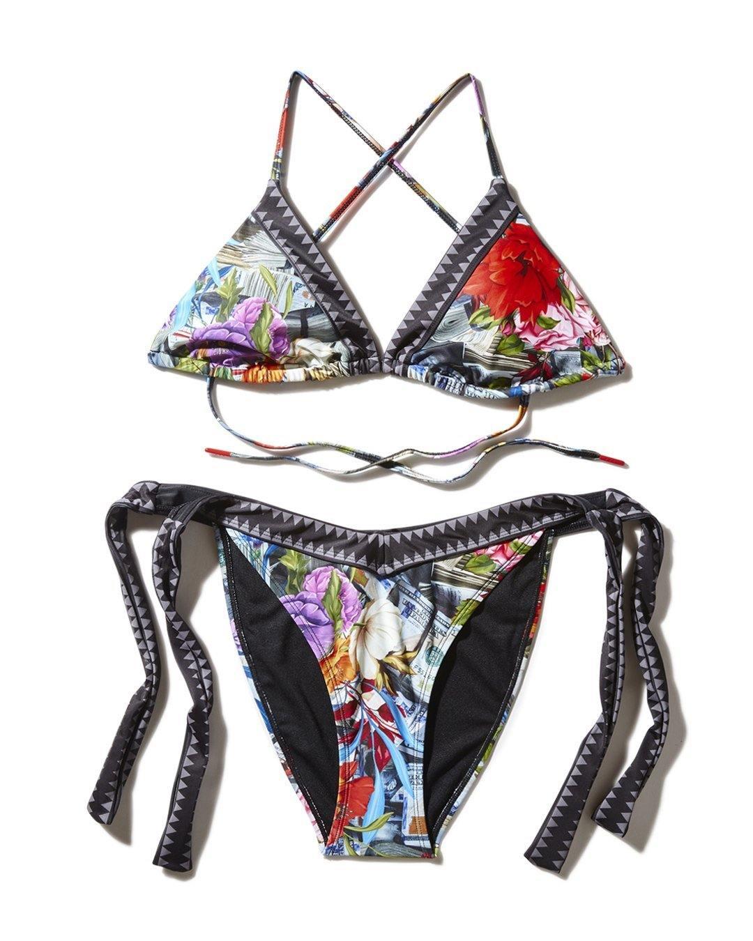 FLORAL MONEY BIKINI | Sprayground Best Seller