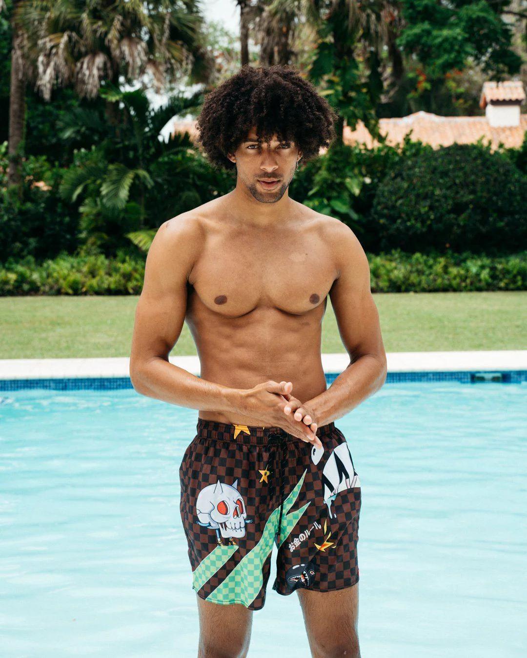 WTF SHARK SHOTO SWIM TRUNKS | Sprayground Recommended