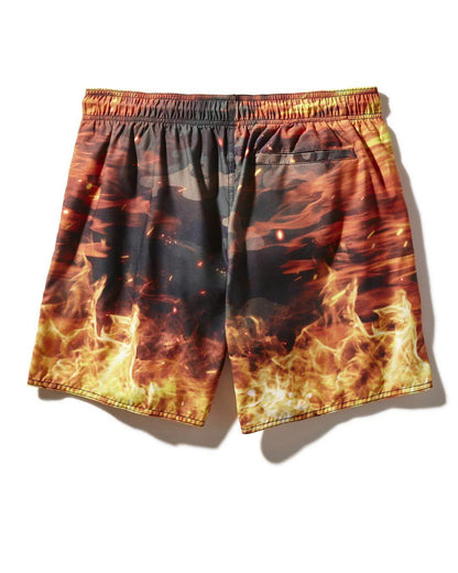 CAMO FIRE SHOTO SWIM TRUNKS | Sprayground Exclusive