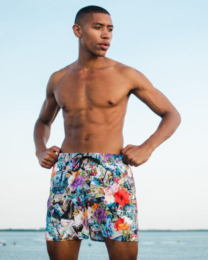 FLORAL MONEY SHOTO SWIM TRUNKS | Sprayground Everyday
