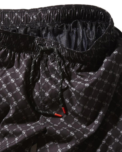 MIDNIGHT MONEY PATTERN SHOTO SWIM TRUNKS | Sprayground Value