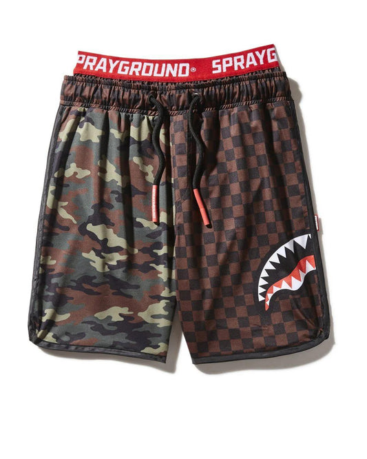 KIDS CHECKS & CAMO SWIM TRUNKS | Sprayground Great Value