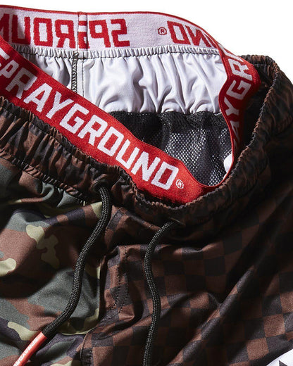 KIDS CHECKS & CAMO SWIM TRUNKS | Sprayground Great Value