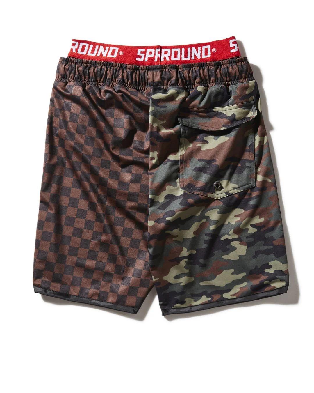 KIDS CHECKS & CAMO SWIM TRUNKS | Sprayground Great Value