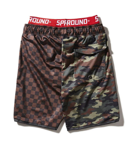 KIDS CHECKS & CAMO SWIM TRUNKS | Sprayground Great Value