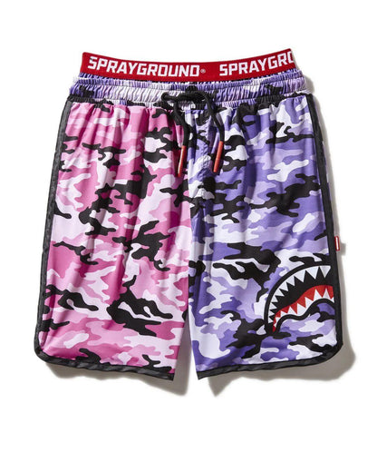 SPLIT CAMO CORTO SWIM TRUNKS | Sprayground Trending