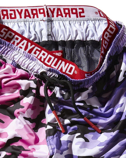 SPLIT CAMO CORTO SWIM TRUNKS | Sprayground Trending