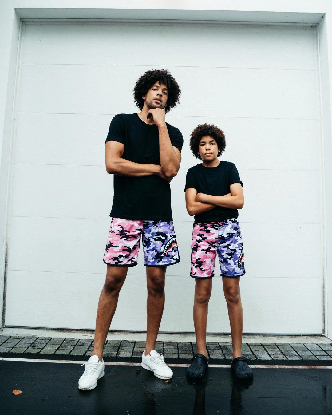 SPLIT CAMO CORTO SWIM TRUNKS | Sprayground Trending