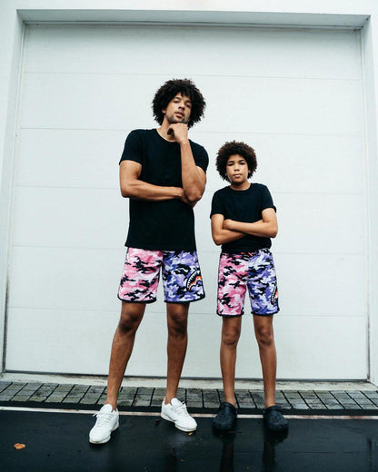 SPLIT CAMO CORTO SWIM TRUNKS | Sprayground Trending