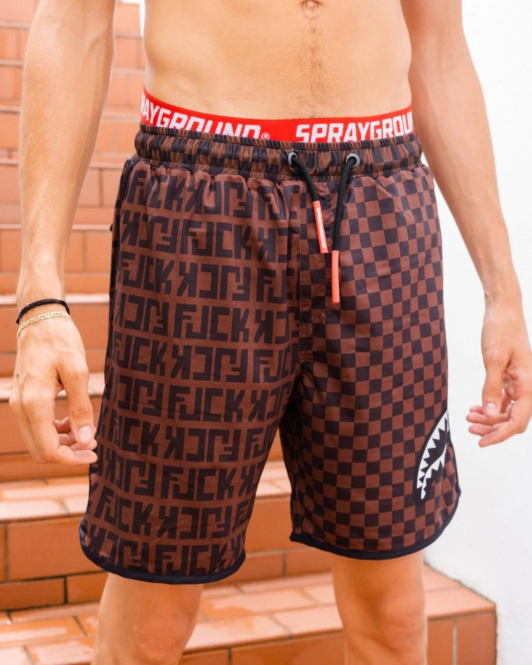 OFFENDED SPLIT THE CHECK CORTO SWIM TRUNKS | Sprayground Recommended