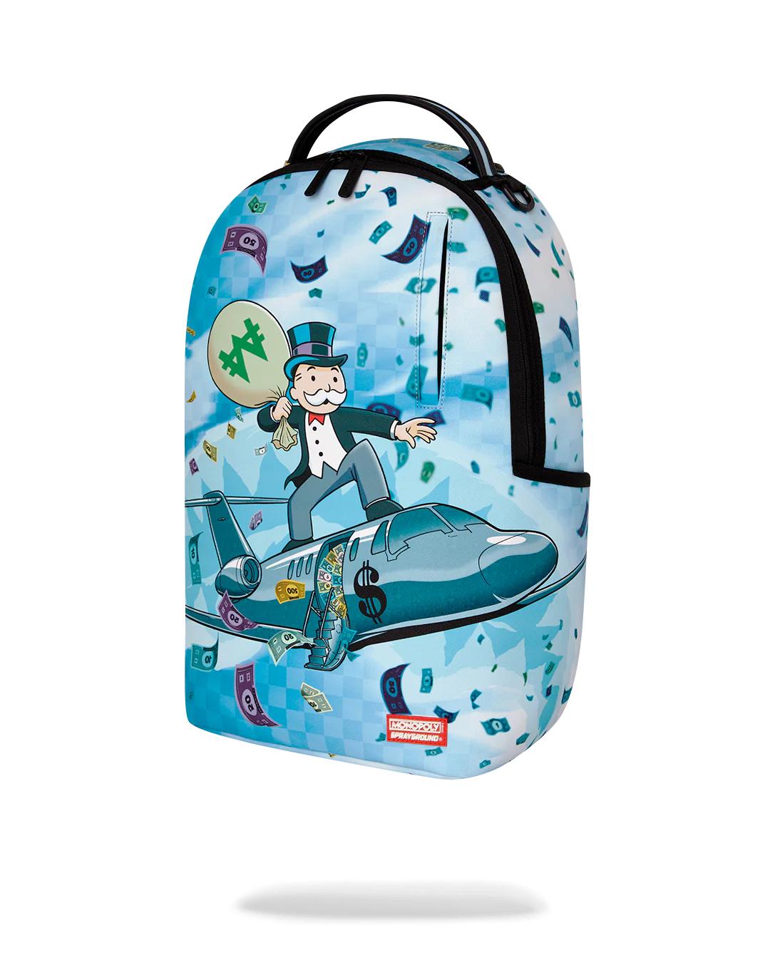 MONOPOLY JET RIDER BACKPACK | Sprayground Latest