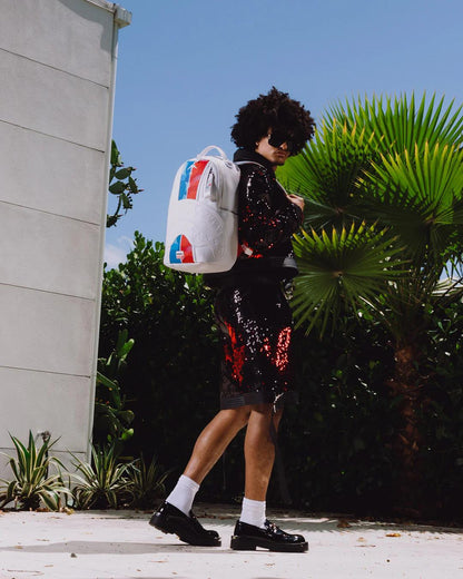 AMERICAN AIRLINES MAXIMUM ALTITUDE BACKPACK (WHITE) | Sprayground Exclusive